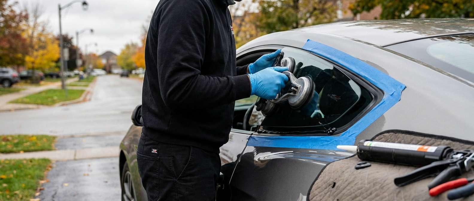 Quarter Glass Replacement for Ford Mustang 2015-2023 by Alexwindshield