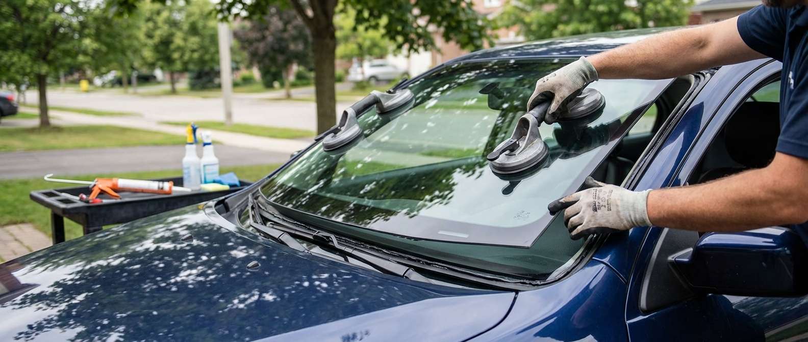 Windshield Replacement for Ford Fusion 2006-2012 by Alexwindshield