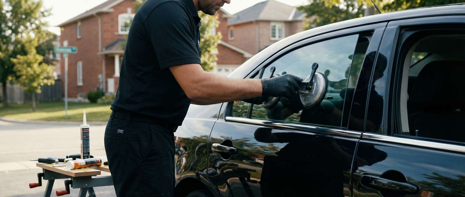 Quarter Glass Replacement for Ford Fusion 2006-2012 by Alexwindshield