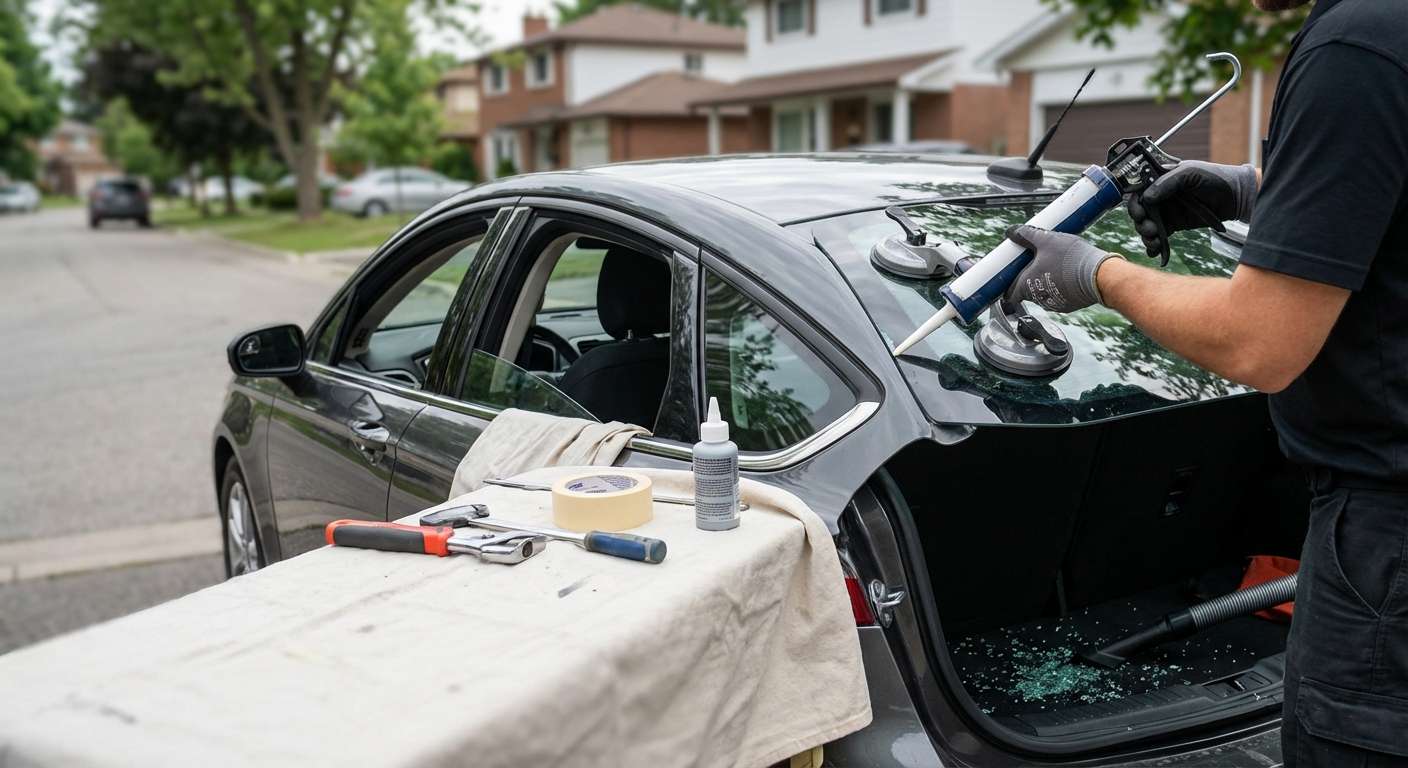Vent Glass Replacement for Ford Fusion 2013-2020 by Alexwindshield