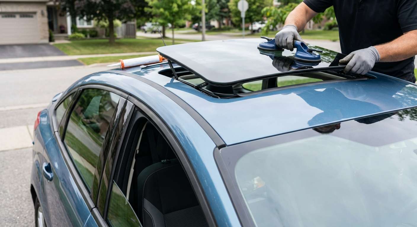 Sunroof Replacement for Ford Focus 2008-2011 by Alexwindshield