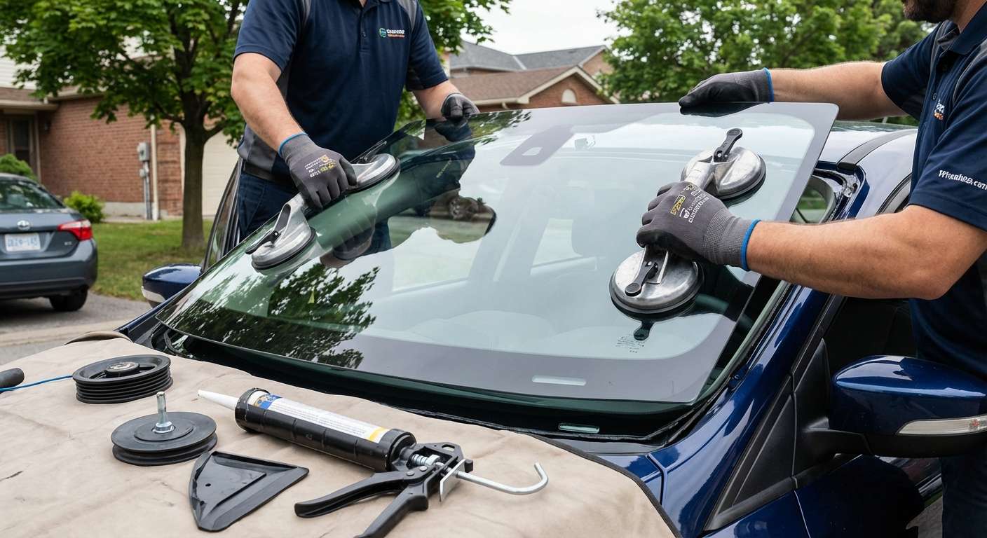 Windshield Replacement for Ford Focus 2012-2018 by Alexwindshield