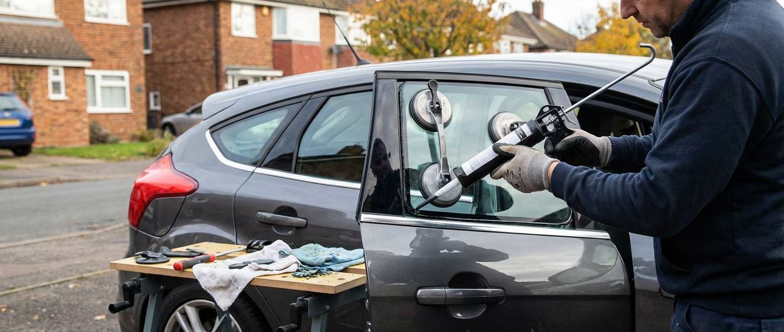 Vent Glass Replacement for Ford Focus 2012-2018 by Alexwindshield