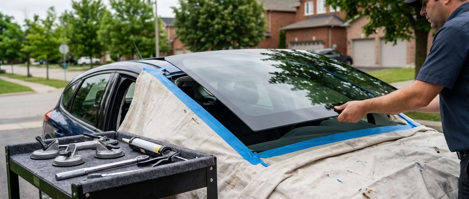 Sunroof Replacement for Ford Focus 2012-2018 by Alexwindshield