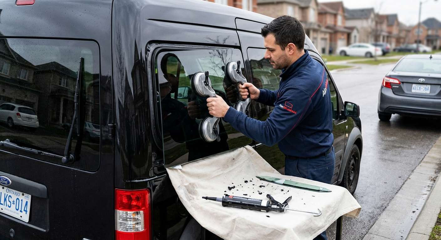 Quarter Glass Replacement for Ford Transit Connect 2010-2013 by Alexwindshield