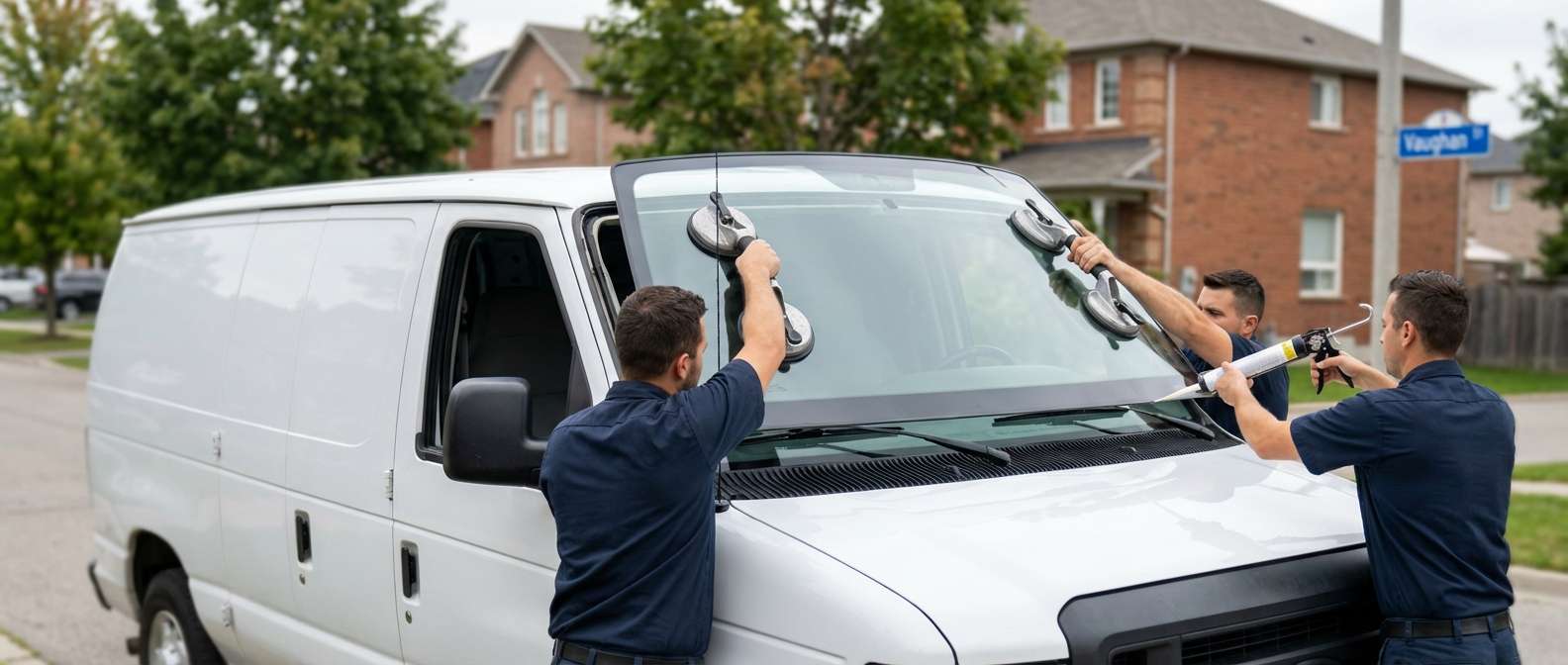 Windshield Replacement for Ford E-Series Van 1992-2024 by Alexwindshield