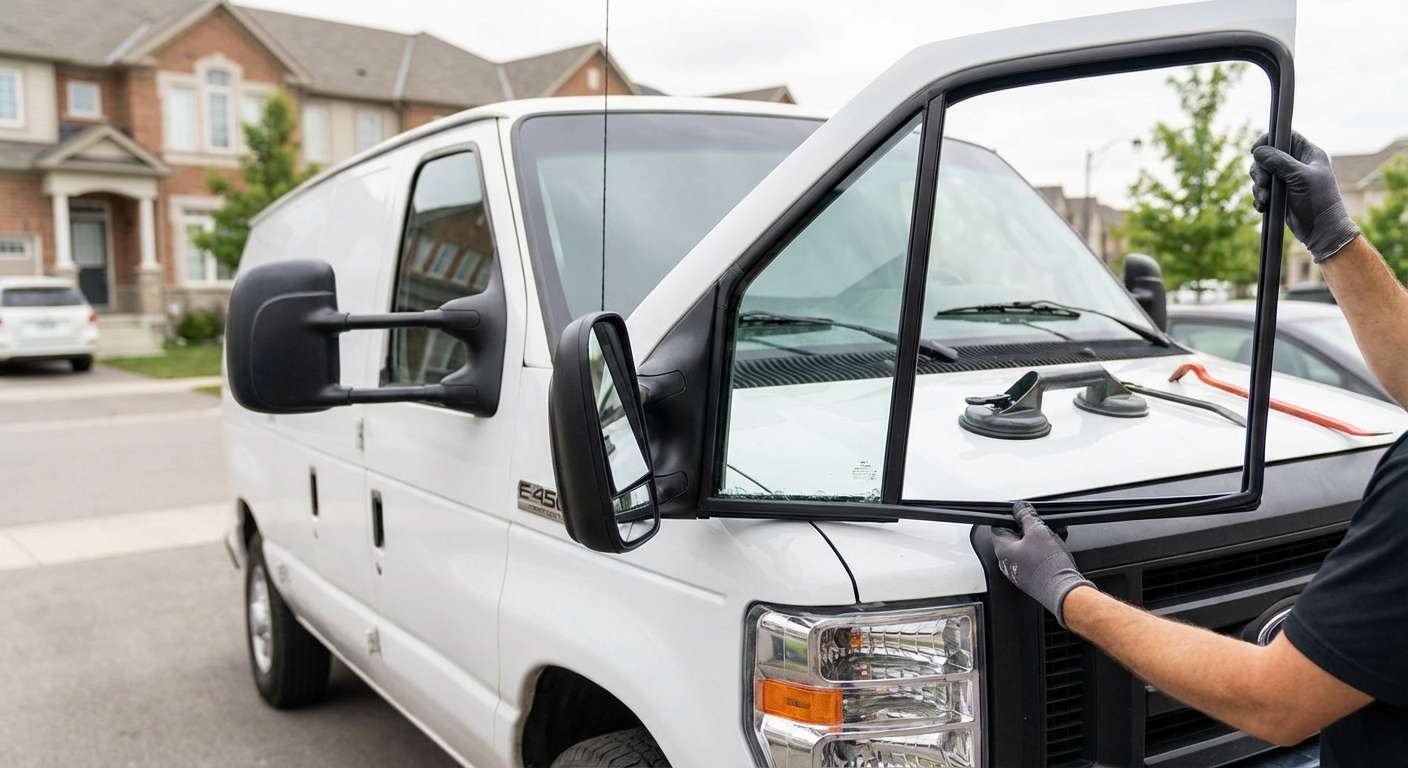 Vent Glass Replacement for Ford E-Series Van 1992-2024 by Alexwindshield