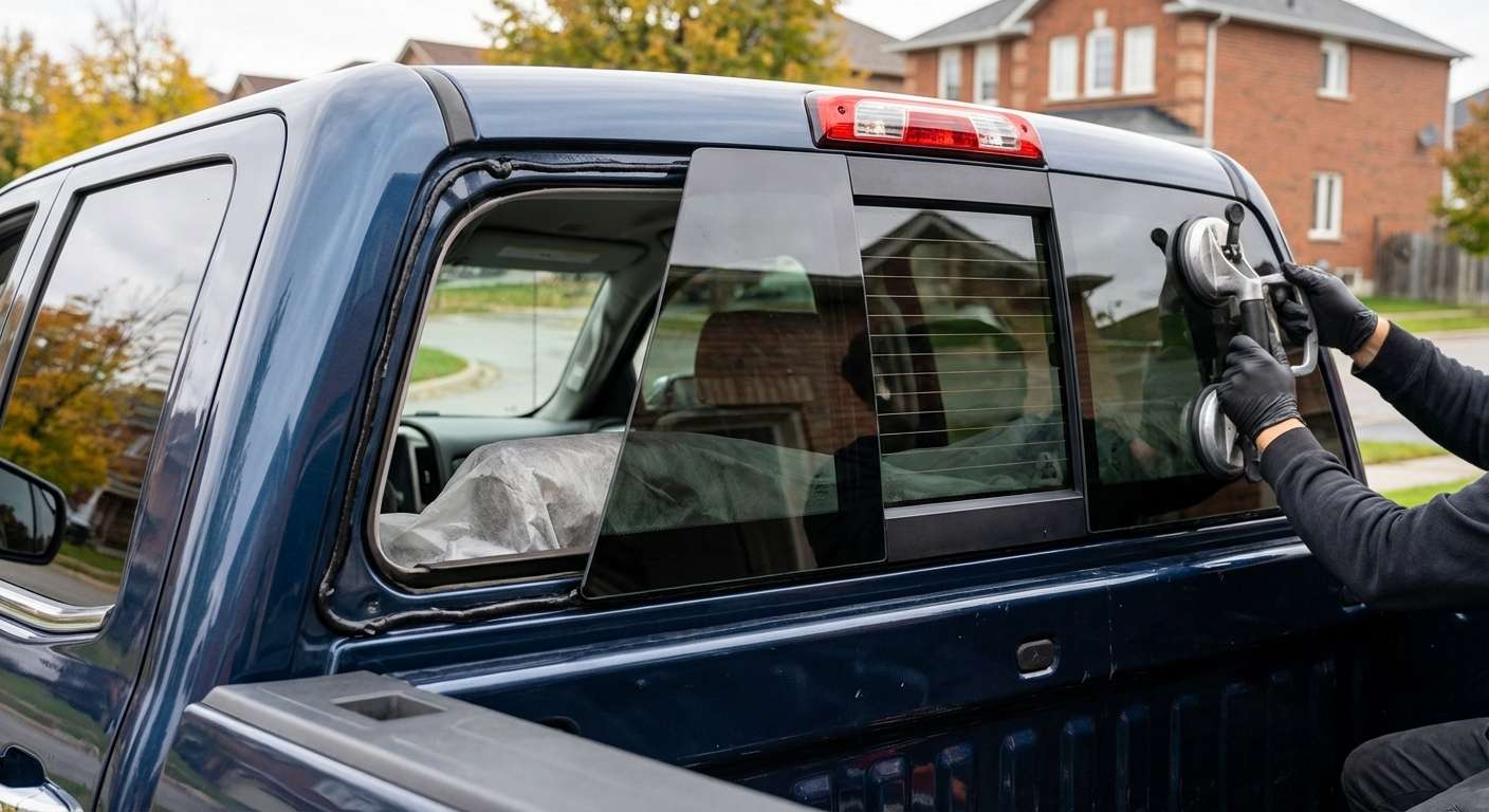 Back Glass Replacement for GMC Sierra 1500 2007-2013 by Alexwindshield