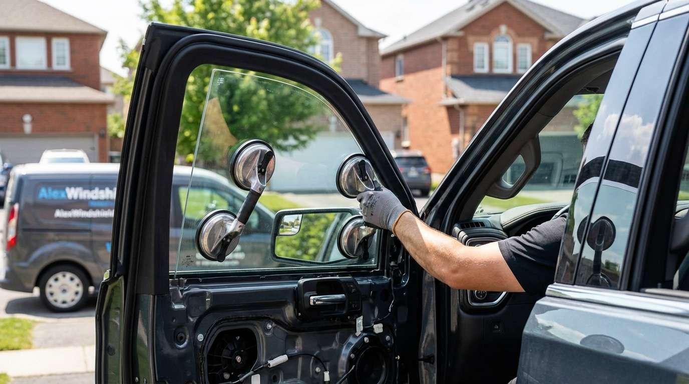 Door Glass Replacement for GMC Sierra 1500 2019-2024 by Alexwindshield