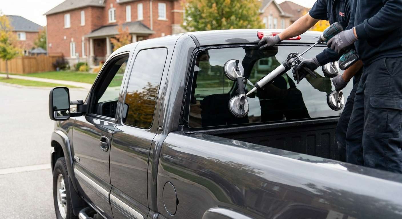 Back Glass Replacement for GMC Sierra HD 2500/3500 2001-2006 by Alexwindshield