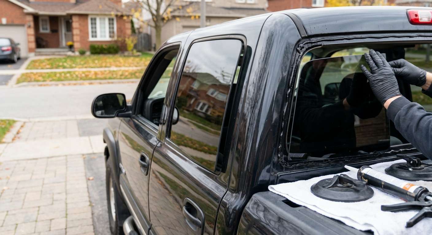 Quarter Glass Replacement for GMC Sierra HD 2500/3500 2001-2006 by Alexwindshield