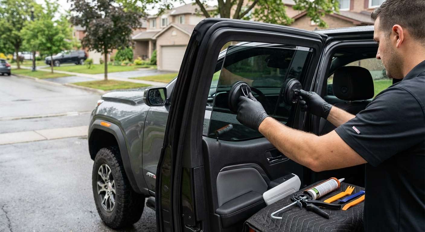 Vent Glass Replacement for GMC Canyon 2023-2027 by Alexwindshield