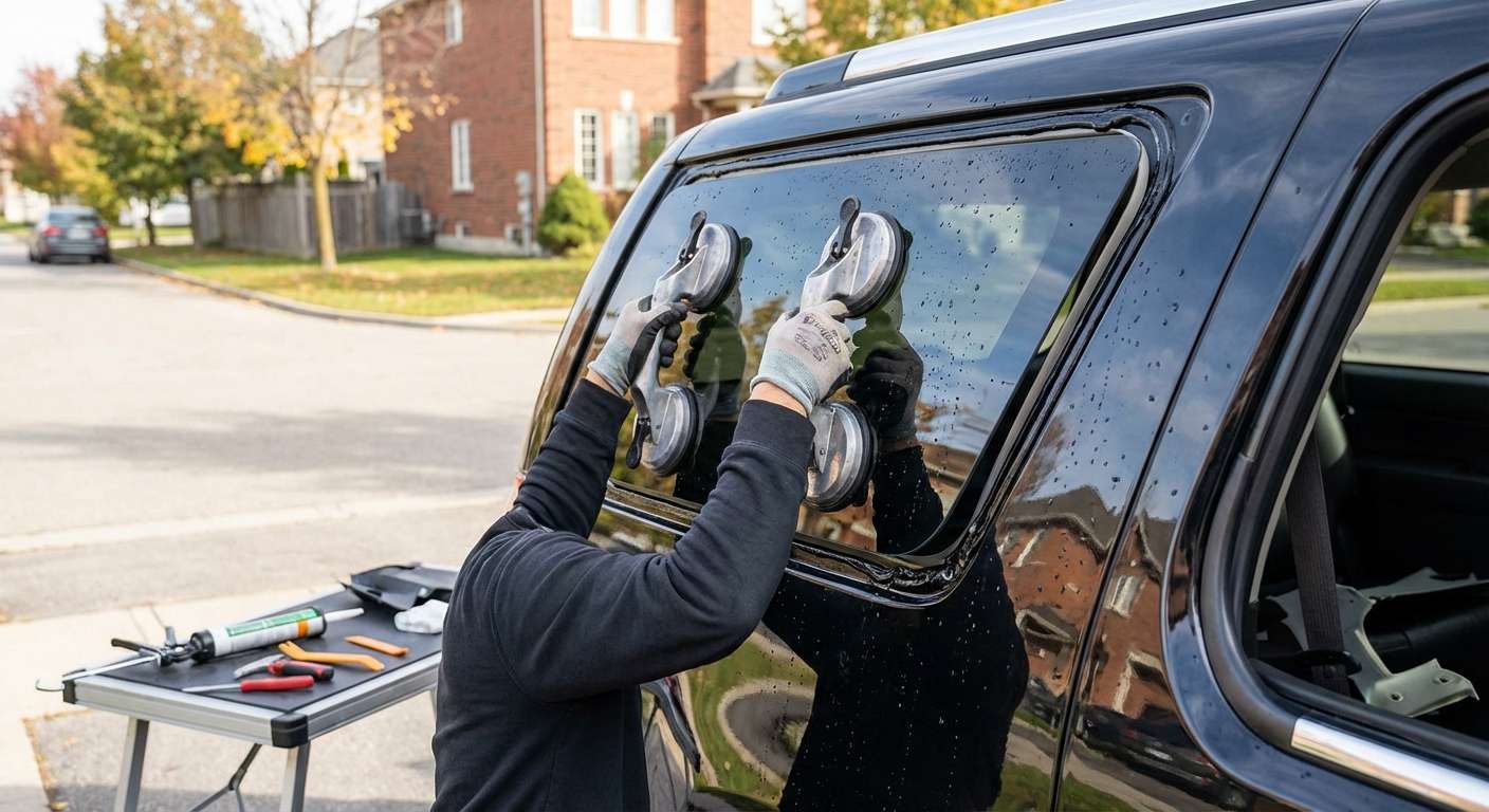 Quarter Glass Replacement for GMC Yukon / Yukon XL 2007-2014 by Alexwindshield