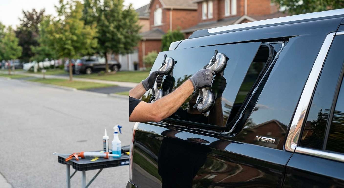 Back Glass Replacement for GMC Yukon / Yukon XL 2015-2020 by Alexwindshield