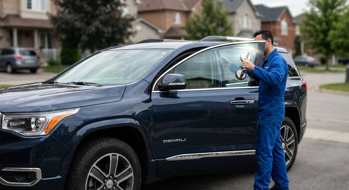 Door Glass Replacement for GMC Acadia 2017-2023 by Alexwindshield