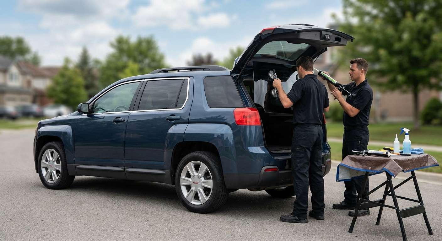 Back Glass Replacement for GMC Terrain 2010-2017 by Alexwindshield