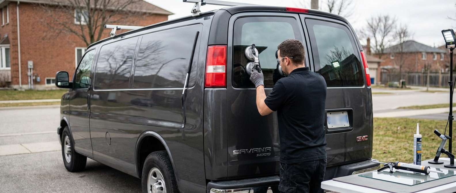 Back Glass Replacement for GMC Savana Van 1500/2500/3500 2003-2027 by Alexwindshield