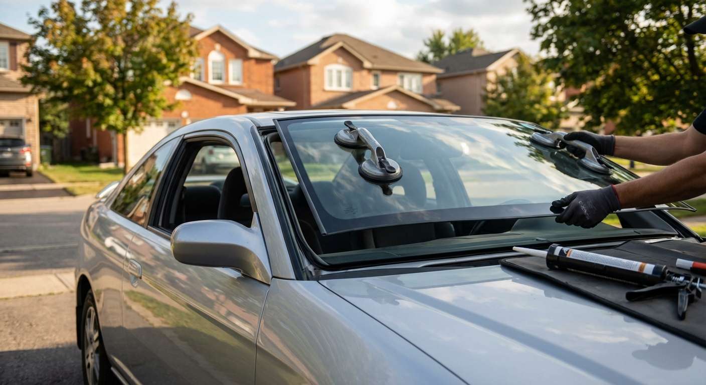 Windshield Replacement for Honda Civic 2001-2005 by Alexwindshield