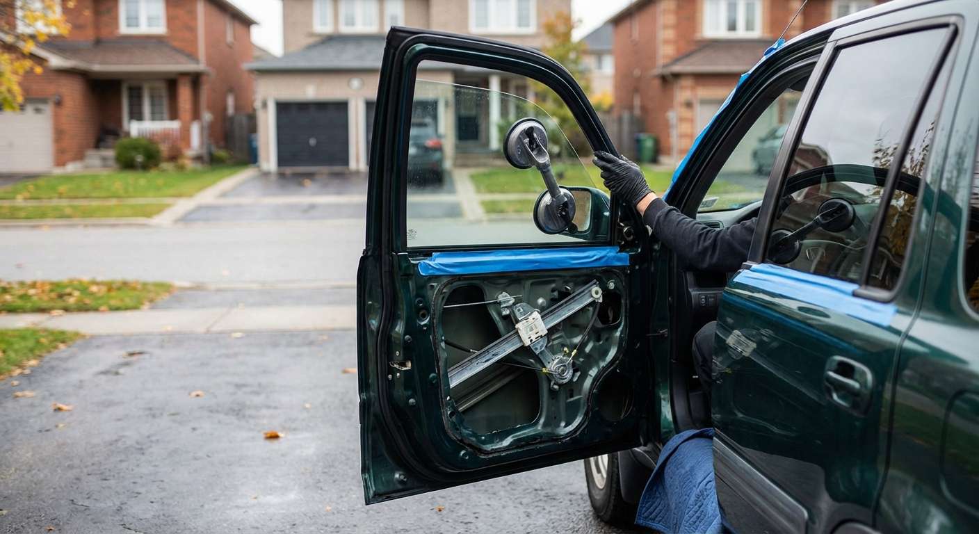 Door Glass Replacement for Honda CR-V 2002-2006 by Alexwindshield
