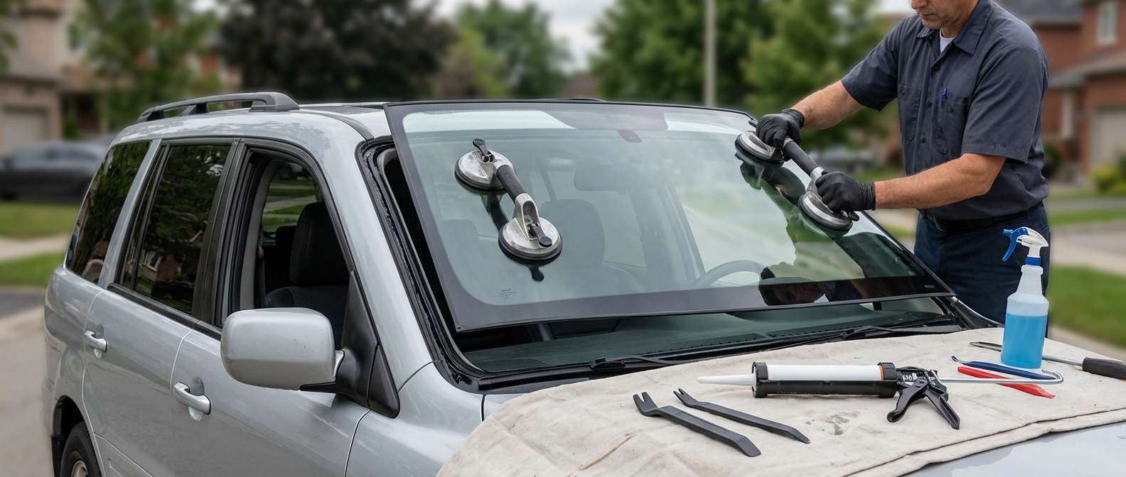 Windshield Replacement for Honda Pilot 2003-2008 by Alexwindshield