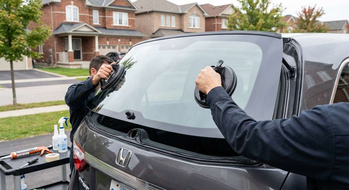 Back Glass Replacement for Honda Odyssey 2011-2017 by Alexwindshield