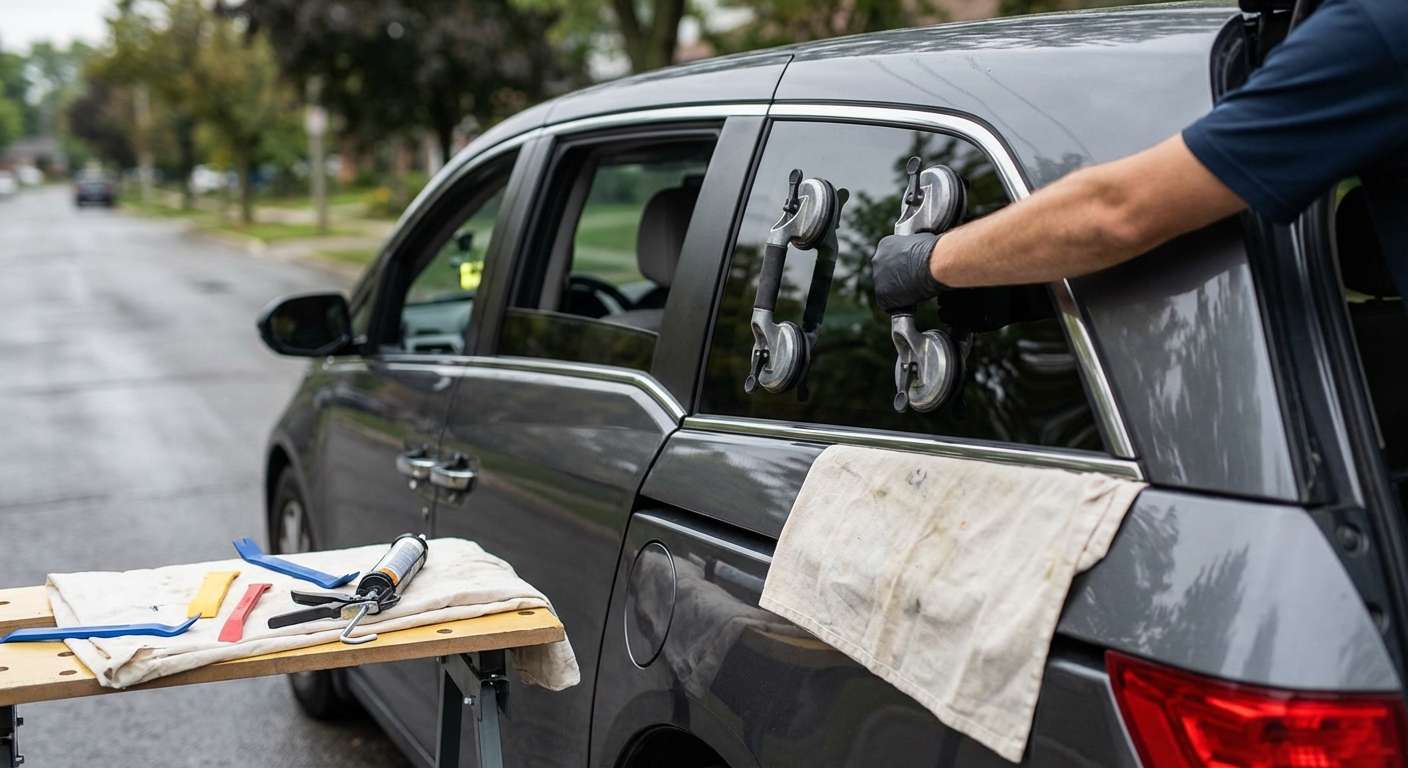 Quarter Glass Replacement for Honda Odyssey 2011-2017 by Alexwindshield