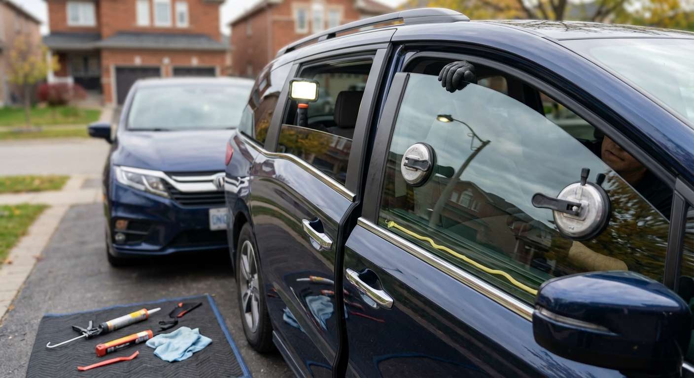 Door Glass Replacement for Honda Odyssey 2018-2027 by Alexwindshield