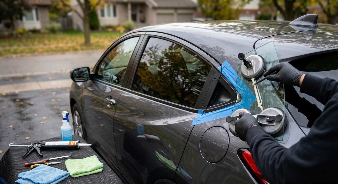 Quarter Glass Replacement for Honda HR-V 2016-2022 by Alexwindshield