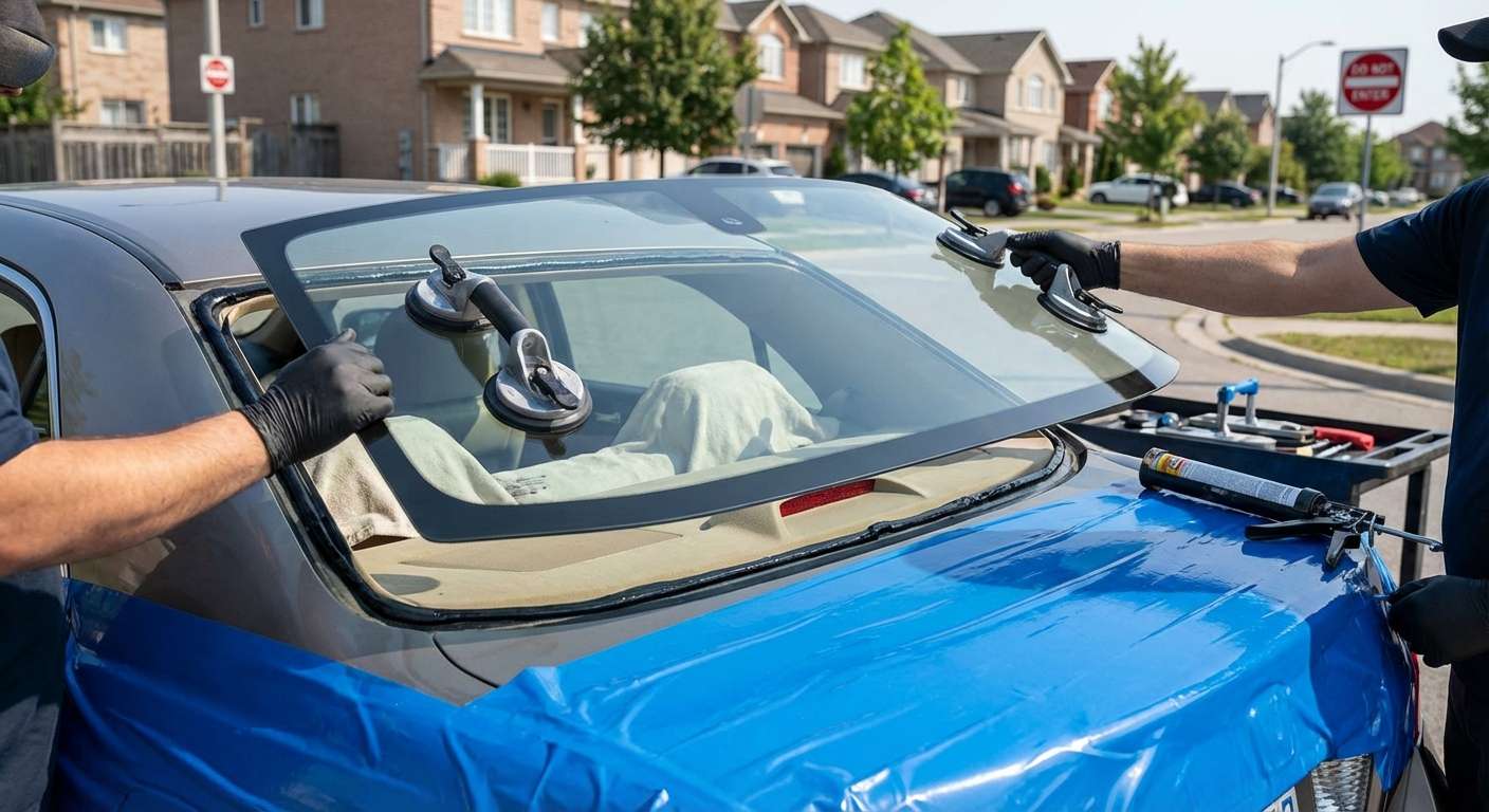 Back Glass Replacement for Honda Accord 2003-2007 by Alexwindshield