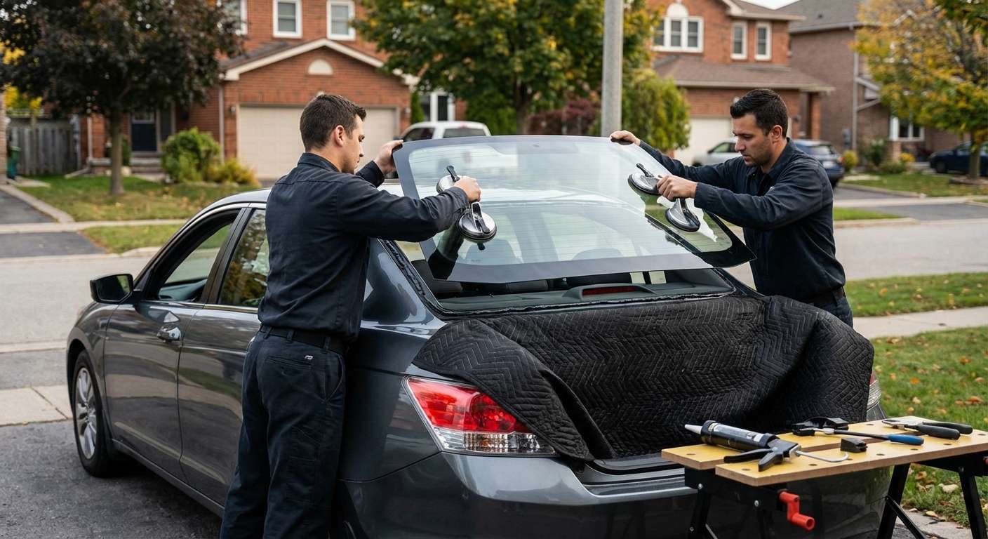 Back Glass Replacement for Honda Accord 2008-2012 by Alexwindshield