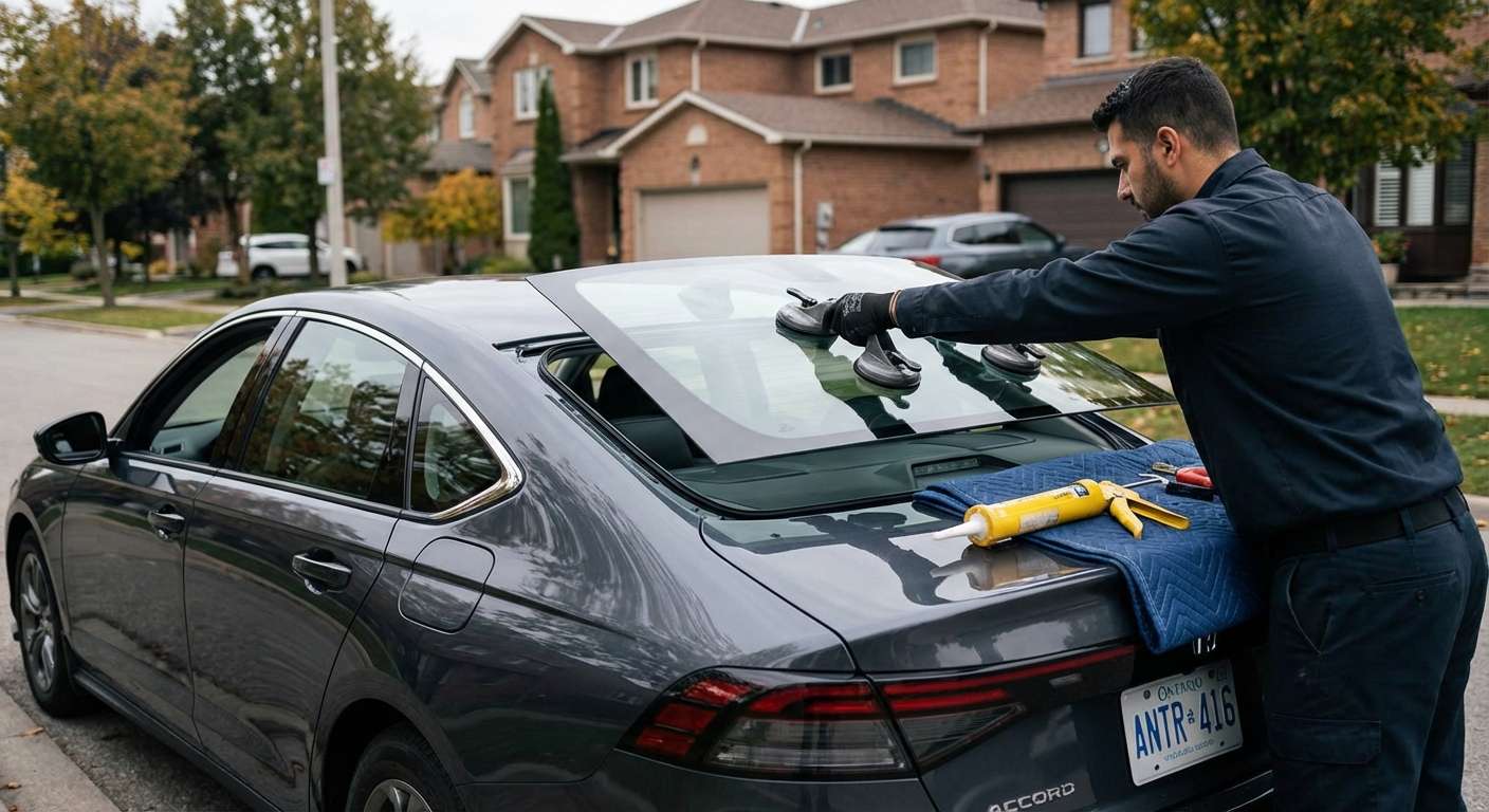 Back Glass Replacement for Honda Accord 2023-2027 by Alexwindshield