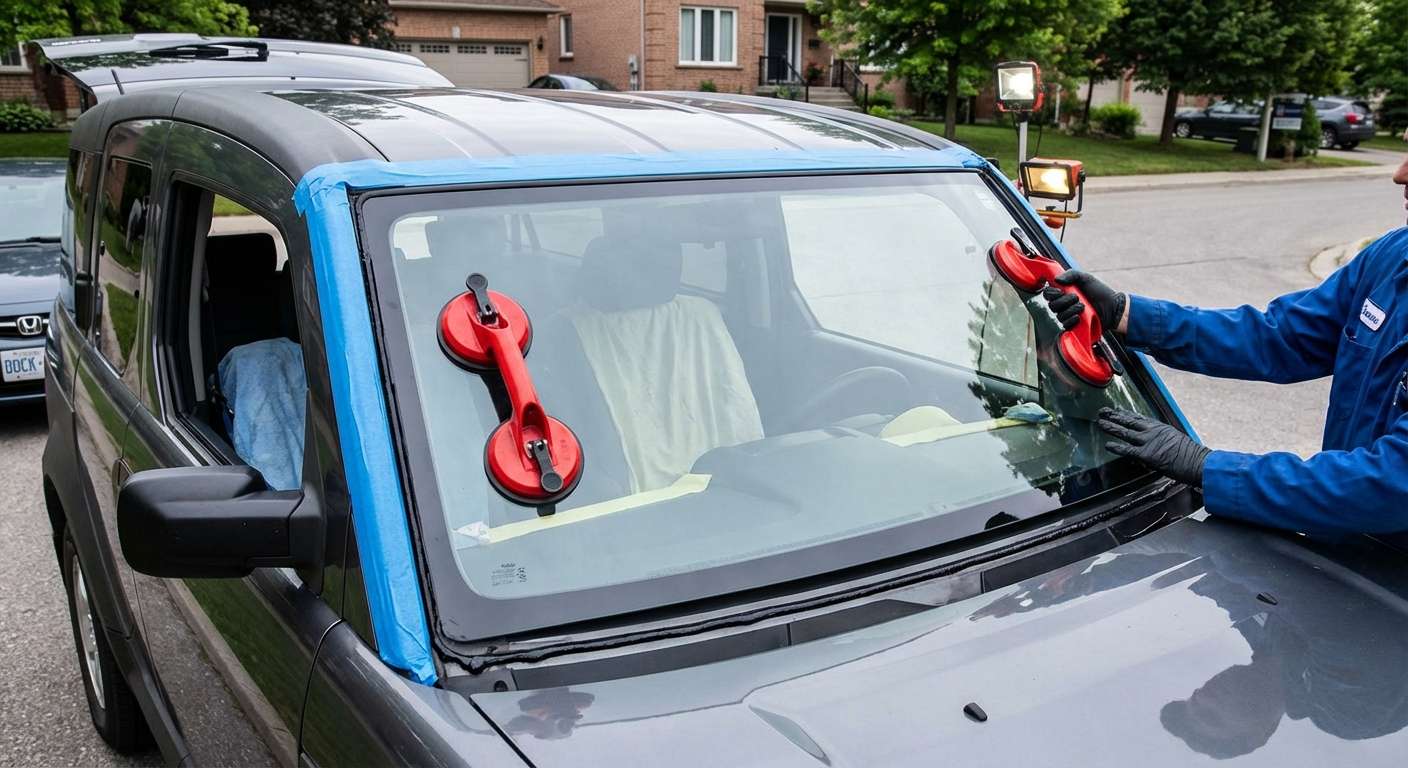 Windshield Replacement for Honda Element 2003-2011 by Alexwindshield