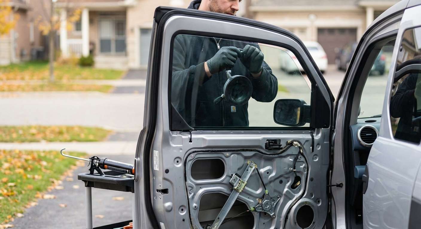 Door Glass Replacement for Honda Element 2003-2011 by Alexwindshield