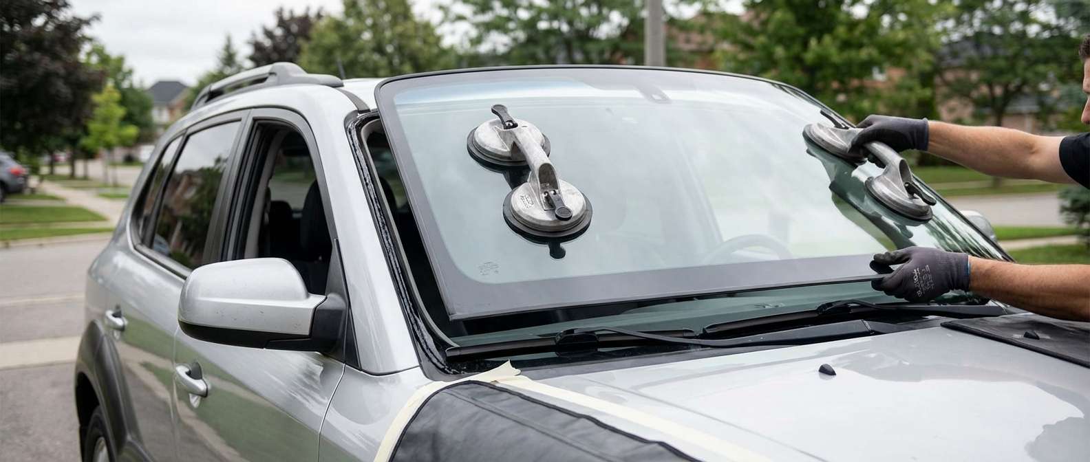 Windshield Replacement for Hyundai Tucson 2005-2009 by Alexwindshield