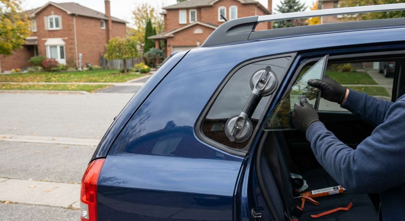 Vent Glass Replacement for Hyundai Tucson 2005-2009 by Alexwindshield