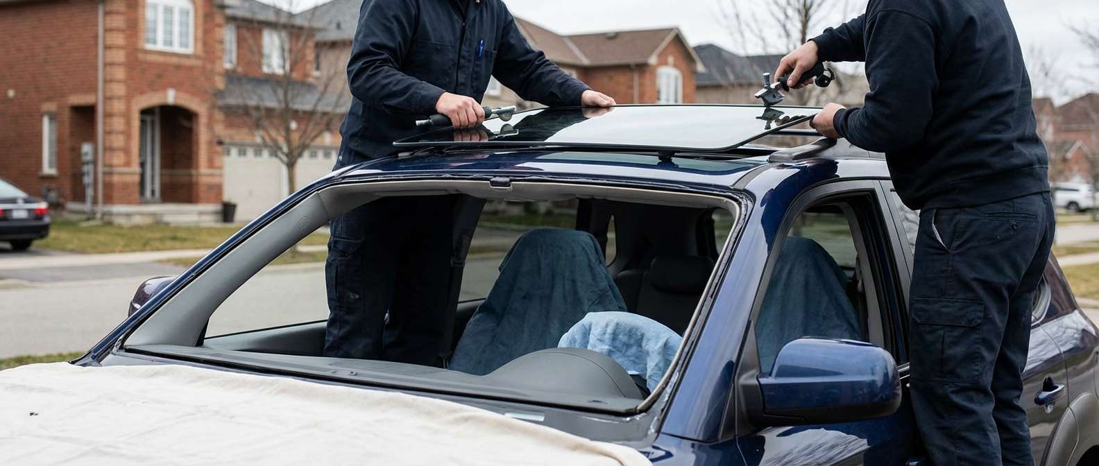 Sunroof Replacement for Hyundai Tucson 2005-2009 by Alexwindshield