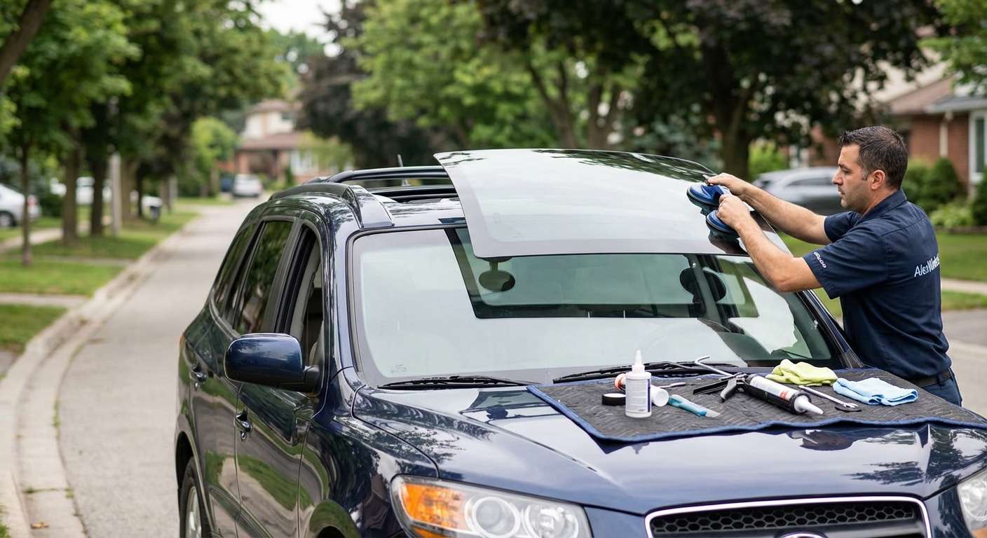 Sunroof Replacement for Hyundai Santa Fe 2007-2012 by Alexwindshield