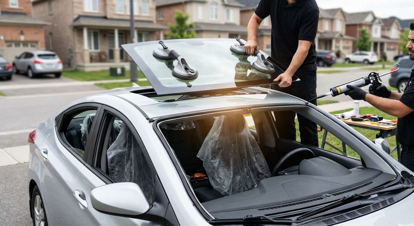 Sunroof Replacement for Hyundai Elantra 2011-2016 by Alexwindshield