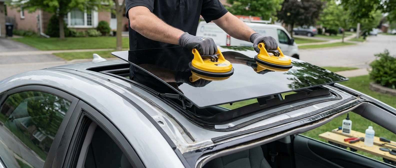Sunroof Replacement for Hyundai Sonata 2011-2014 by Alexwindshield