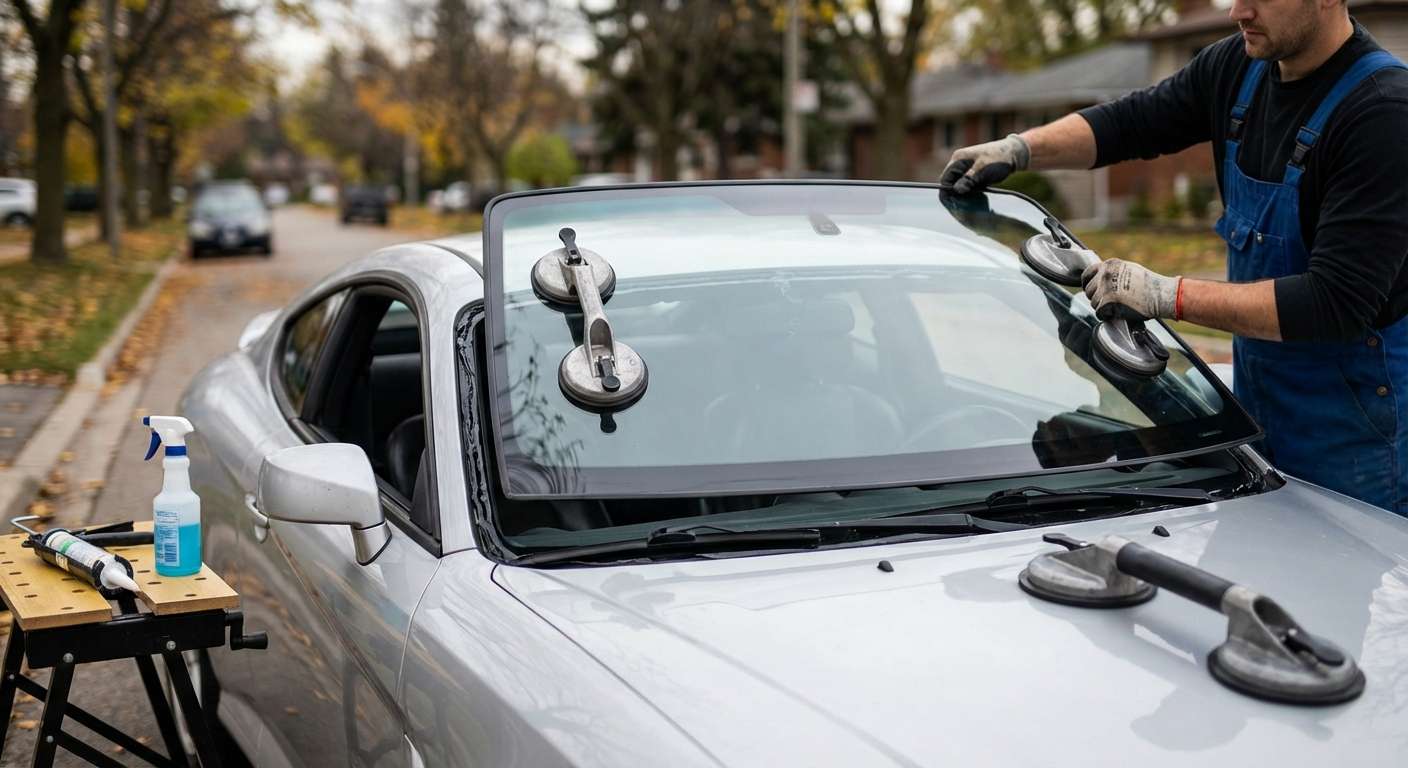 Windshield Replacement for Hyundai Tiburon 2003-2008 by Alexwindshield