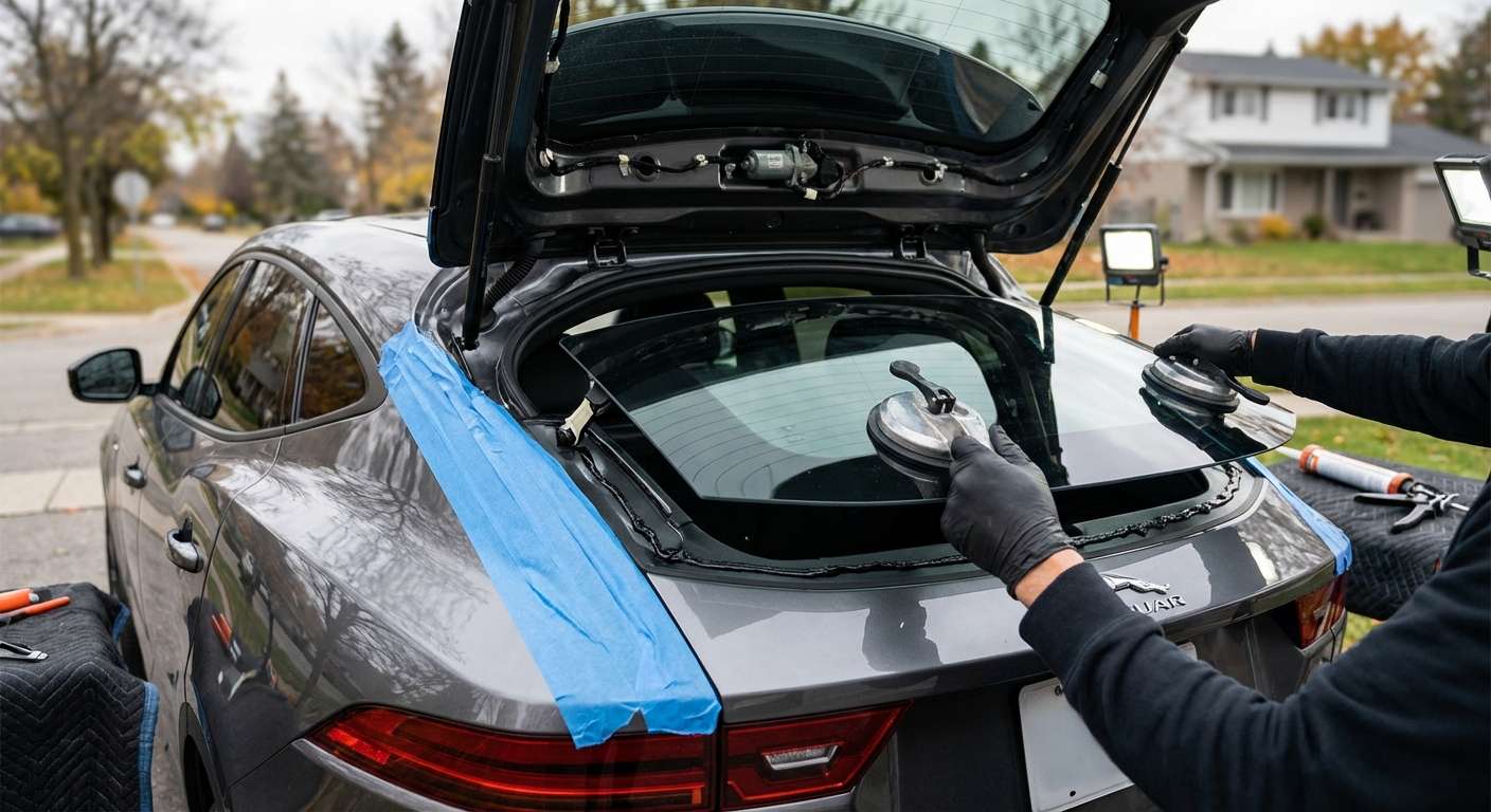 Back Glass Replacement for Jaguar E-Pace 2018-2024 by Alexwindshield