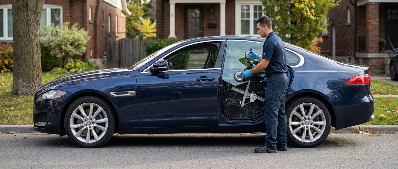 Door Glass Replacement for Jaguar XF 2016-2024 by Alexwindshield