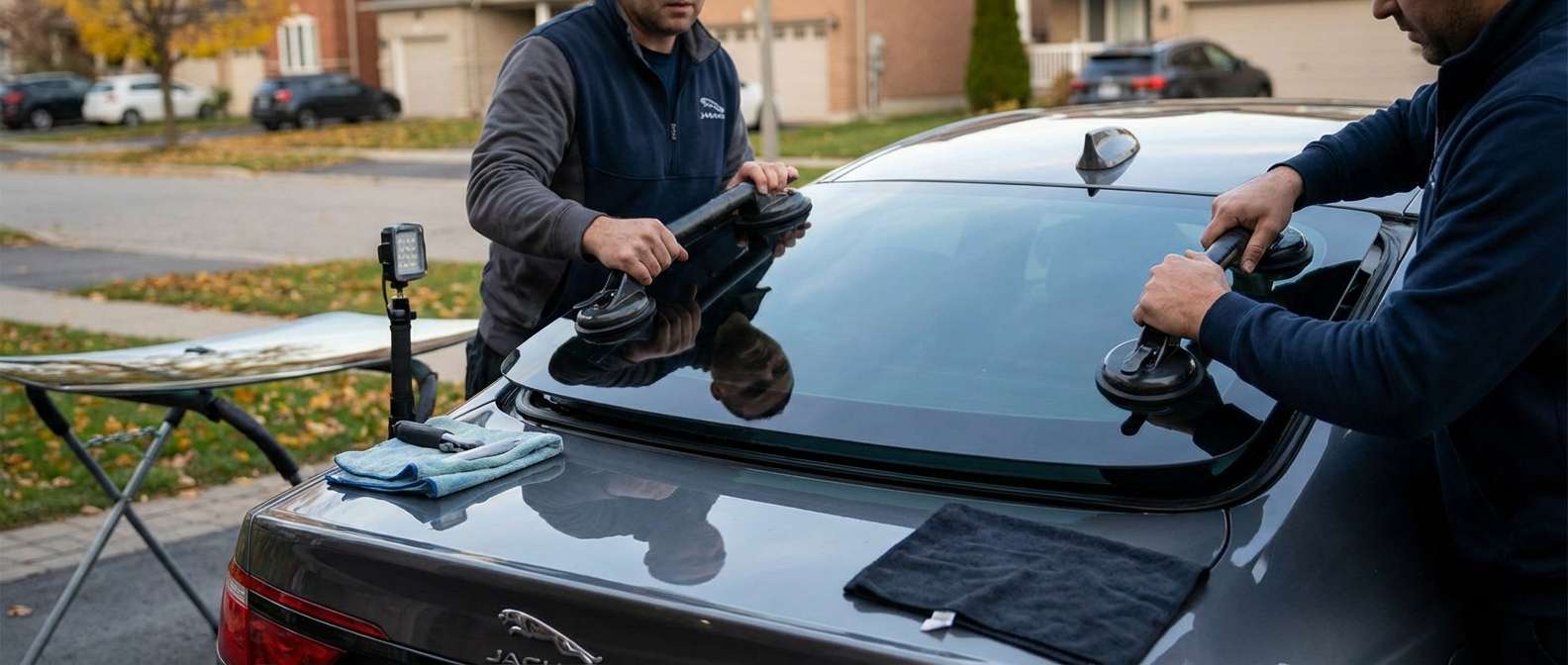 Back Glass Replacement for Jaguar XF 2016-2024 by Alexwindshield