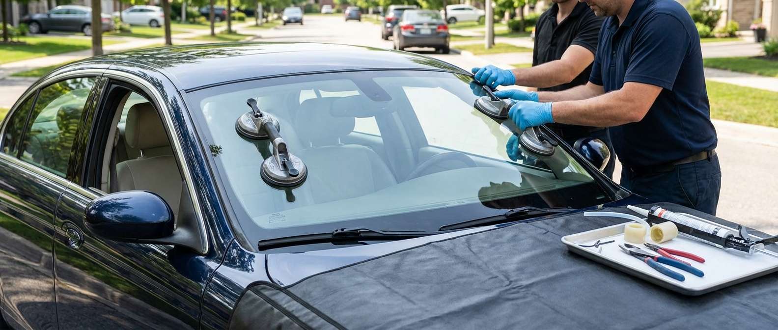 Windshield Replacement for Jaguar S-Type 2000-2008 by Alexwindshield