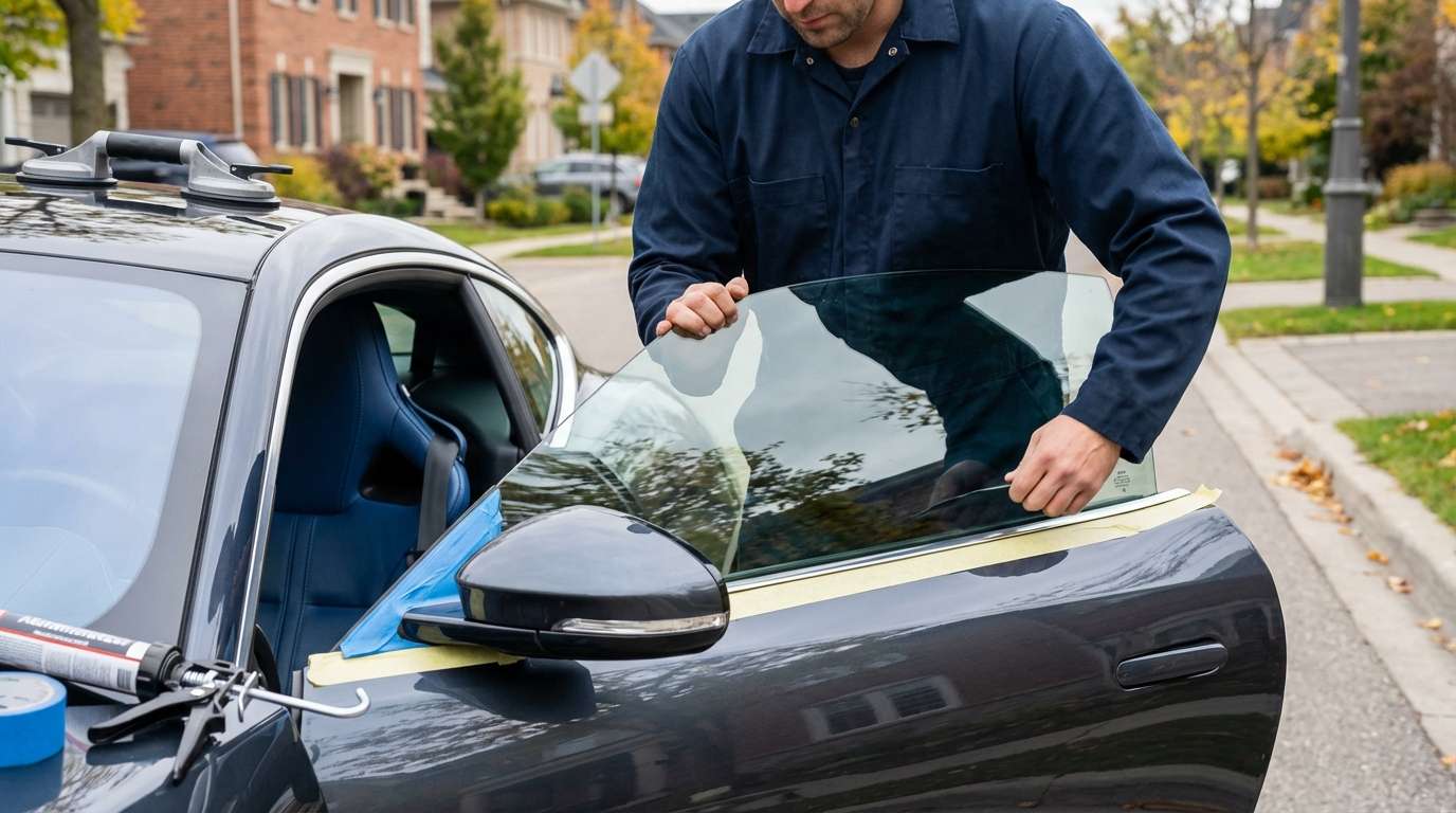 Vent Glass Replacement for Jaguar F-Type 2014-2024 by Alexwindshield