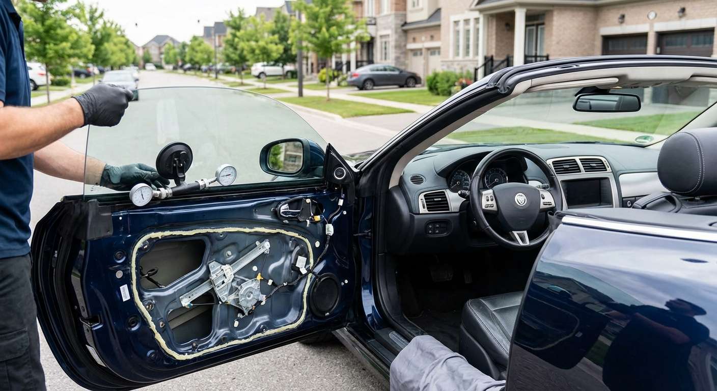 Door Glass Replacement for Jaguar XK / XKR 2007-2015 by Alexwindshield