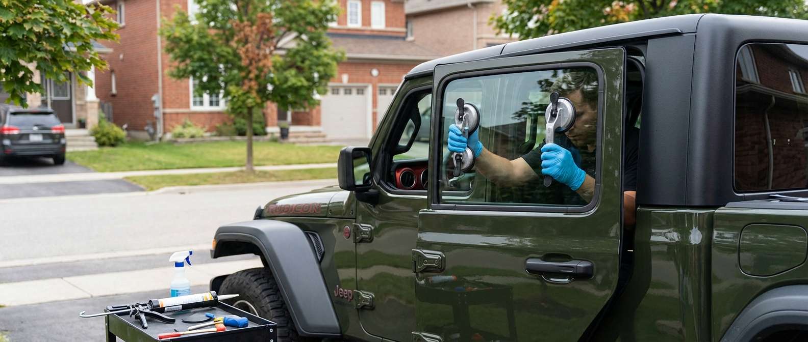 Quarter Glass Replacement for Jeep Gladiator 2020-2027 (JT) by Alexwindshield
