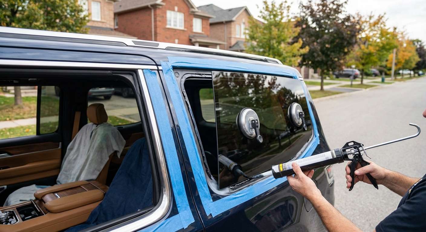 Quarter Glass Replacement for Jeep Wagoneer / Grand Wagoneer 2022-2027 by Alexwindshield