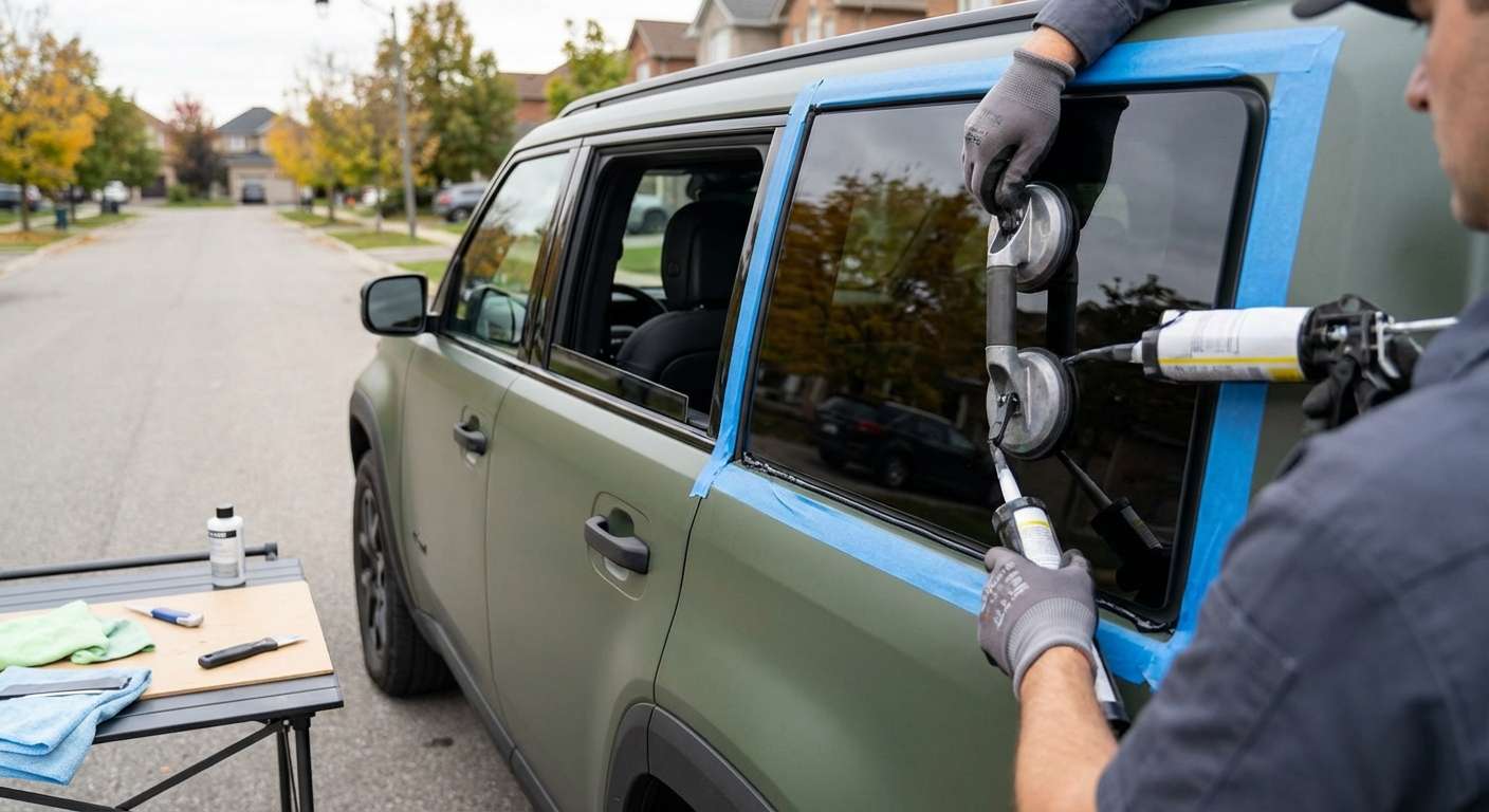 Quarter Glass Replacement for Jeep Recon (EV) 2026-2027 by Alexwindshield