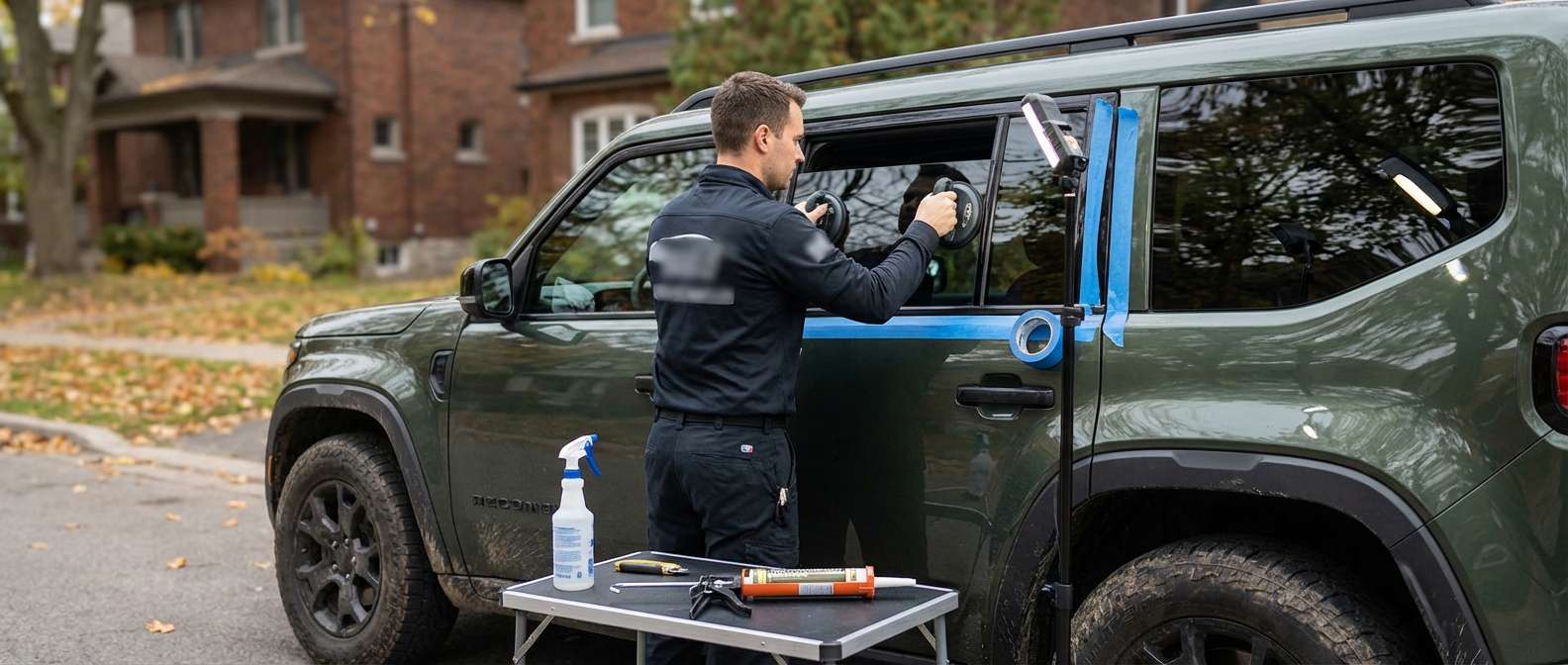 Vent Glass Replacement for Jeep Recon (EV) 2026-2027 by Alexwindshield